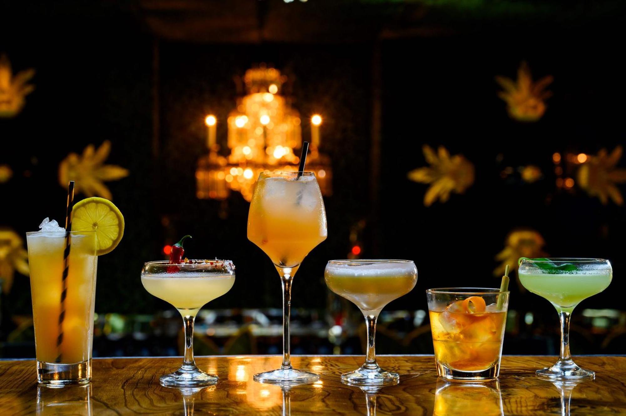 Crazy Bear Beaconsfield Hotel Exterior photo Cocktails at the bar